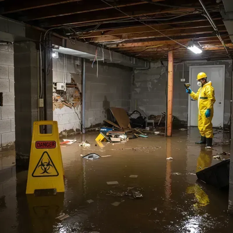 Flooded Basement Electrical Hazard in Berkley, CO Property